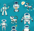 Hoodie Zipper Robots